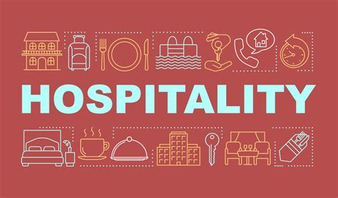 background of hospitality industry.